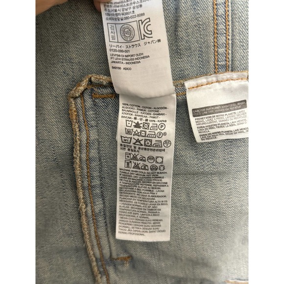 Levi Strauss Collared Button Down Denim Jacket Blue Size Large - Picture 15 of 16